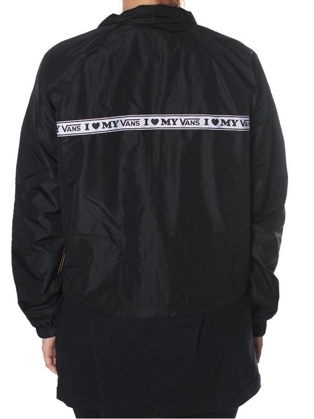 🧸 I ♥ My Vans Black Windbreaker Jacket
